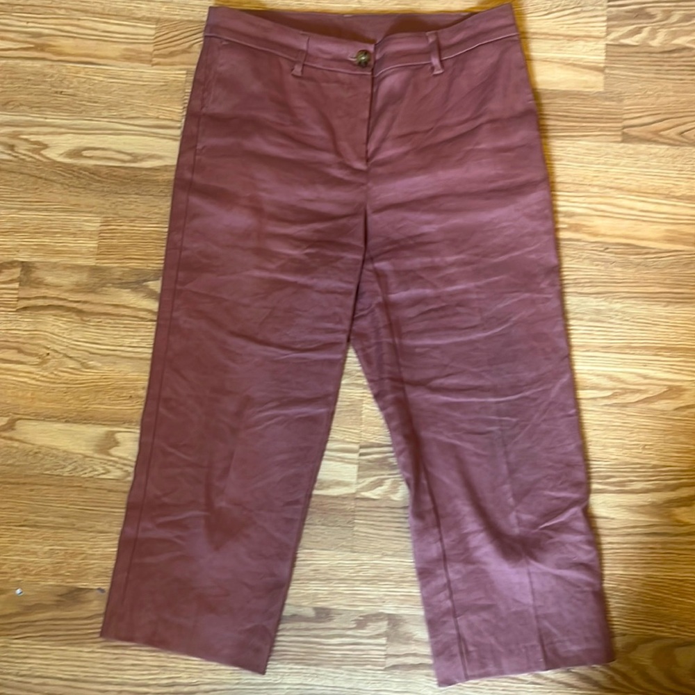 J Jill Linen Crop Pant
